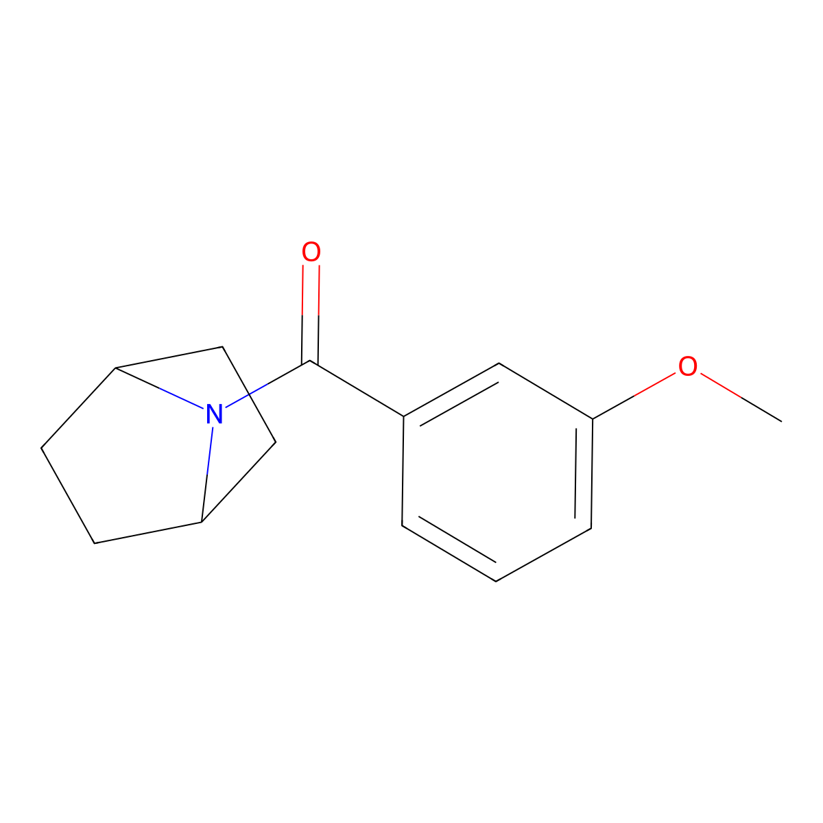 7-(3-Methoxybenzoyl)-7-azabicyclo[2.2.1]heptane molecular structure, CAS 502925-83-9