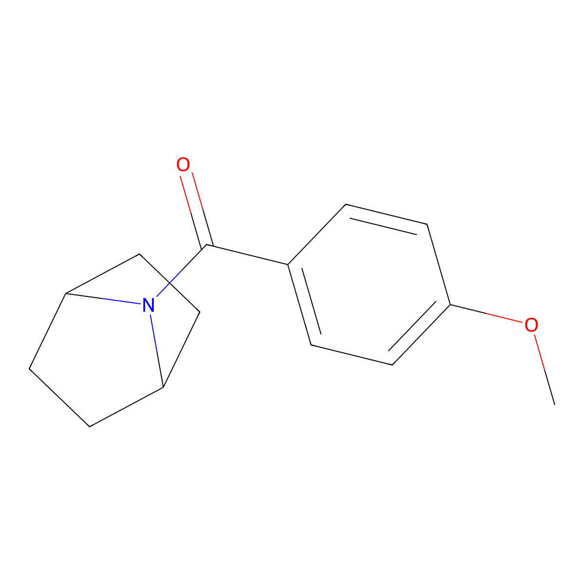 7-(4-Methoxybenzoyl)-7-azabicyclo[2.2.1]heptane molecular structure, CAS 502925-84-0