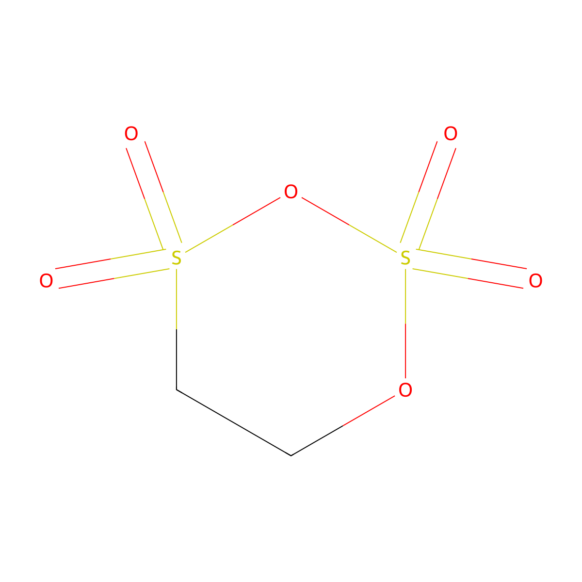 1,3,2,4-Dioxadithiane, 2,2,4,4-tetraoxide molecular structure, CAS 503-41-3