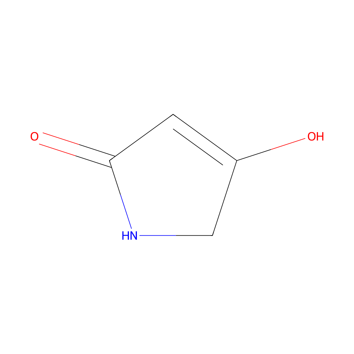 Tetramic acid molecular structure, CAS 503-83-3