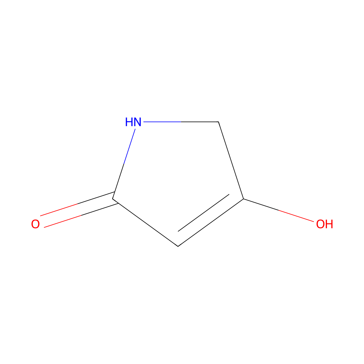 Tetramic acid molecular structure, CAS 503-83-3