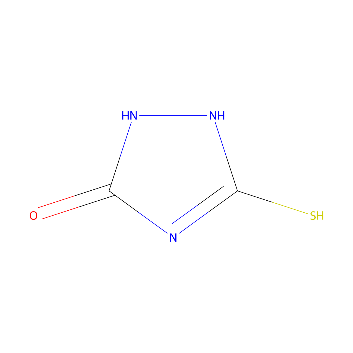 5-sulfanyl-4H-1,2,4-triazol-3-ol molecular structure, CAS 503-89-9
