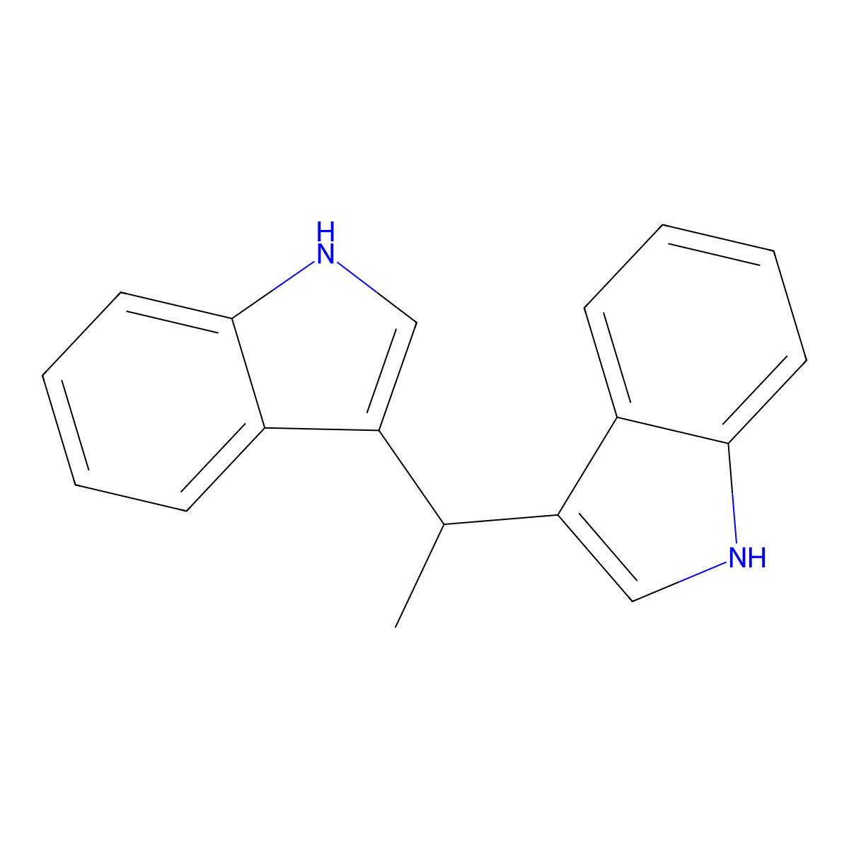Vibrindole A molecular structure, CAS 5030-91-1