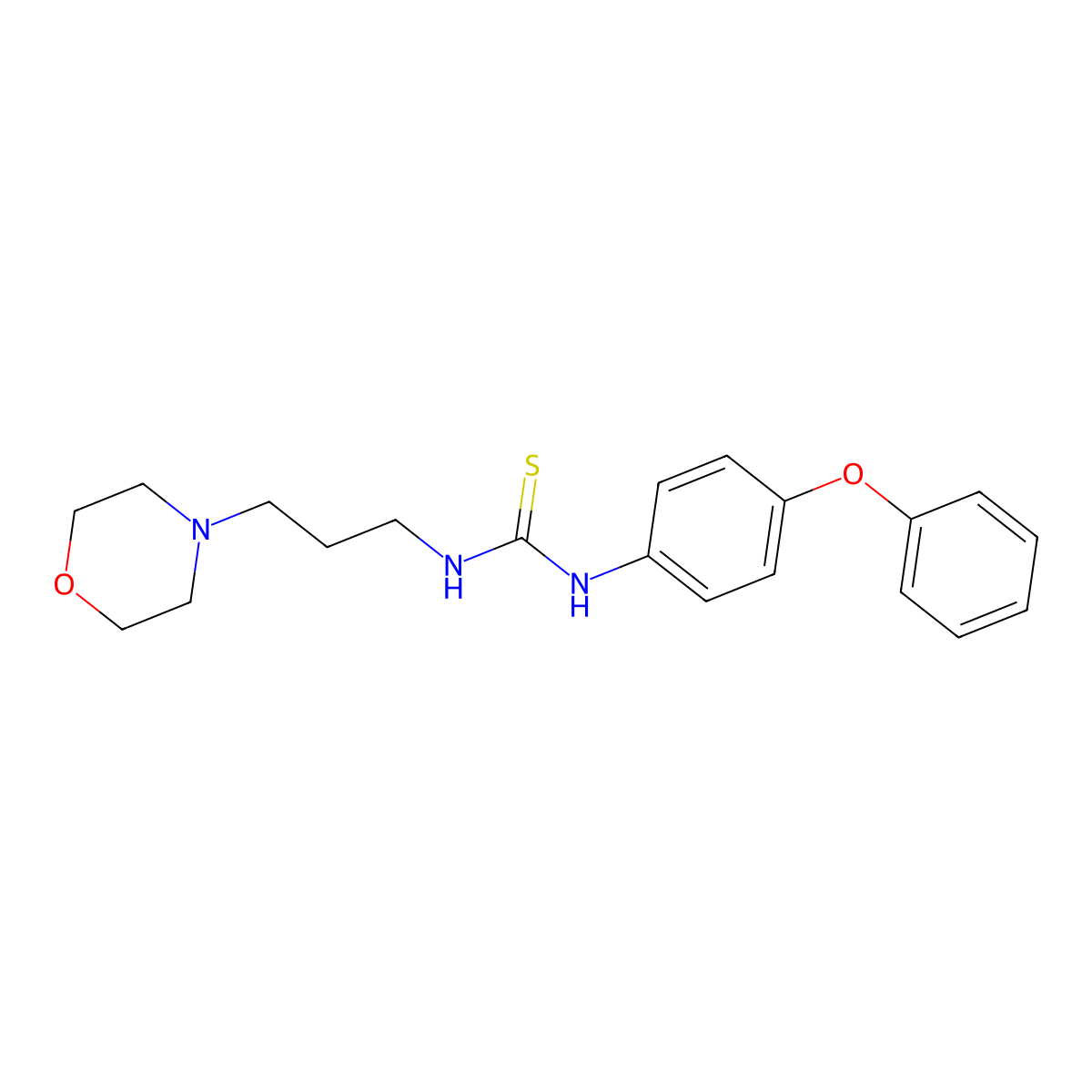 1-(3-Morpholin-4-ylpropyl)-3-(4-phenoxyphenyl)thiourea molecular structure, CAS 503010-92-2