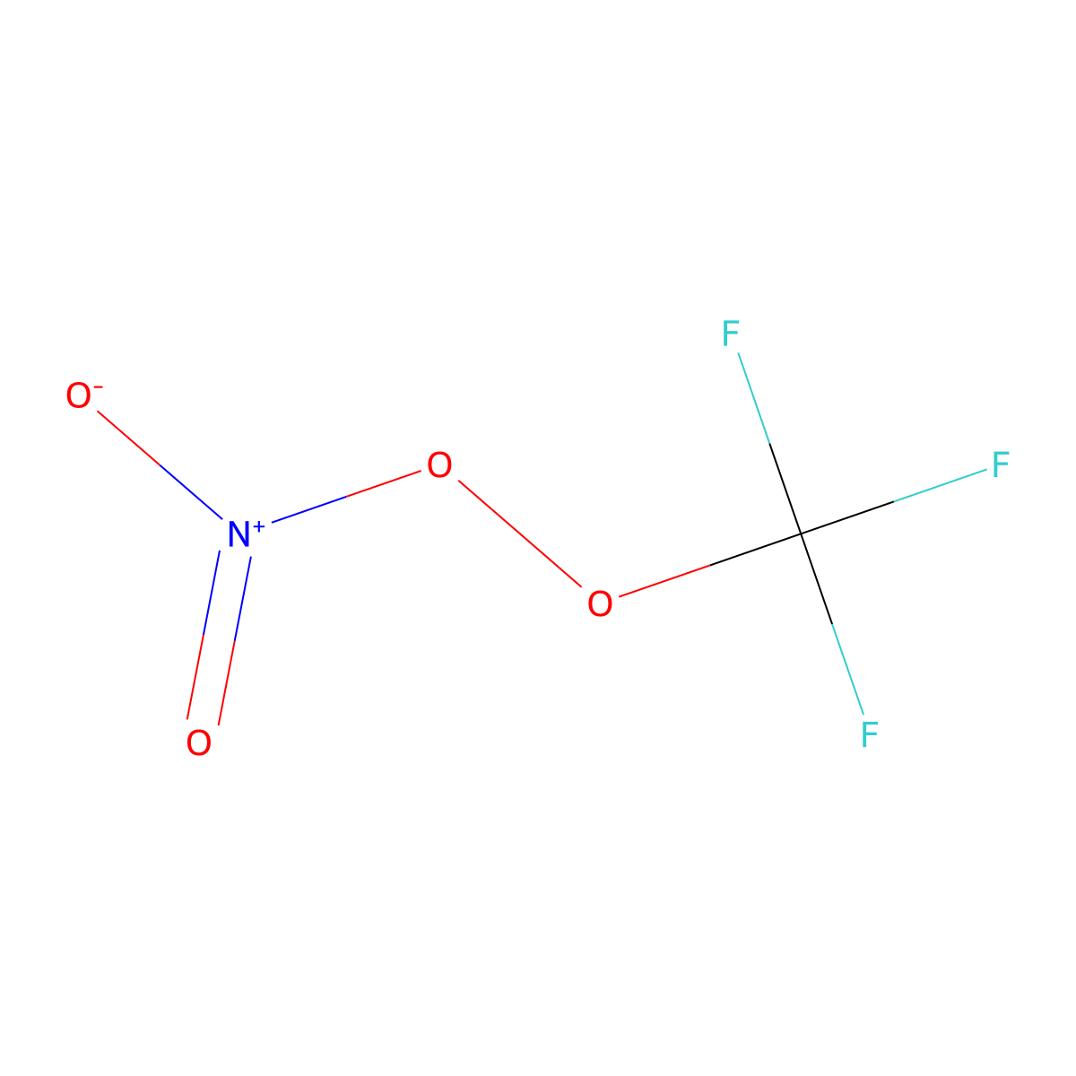 Trifluoromethyl peroxynitrate molecular structure, CAS 50311-48-3