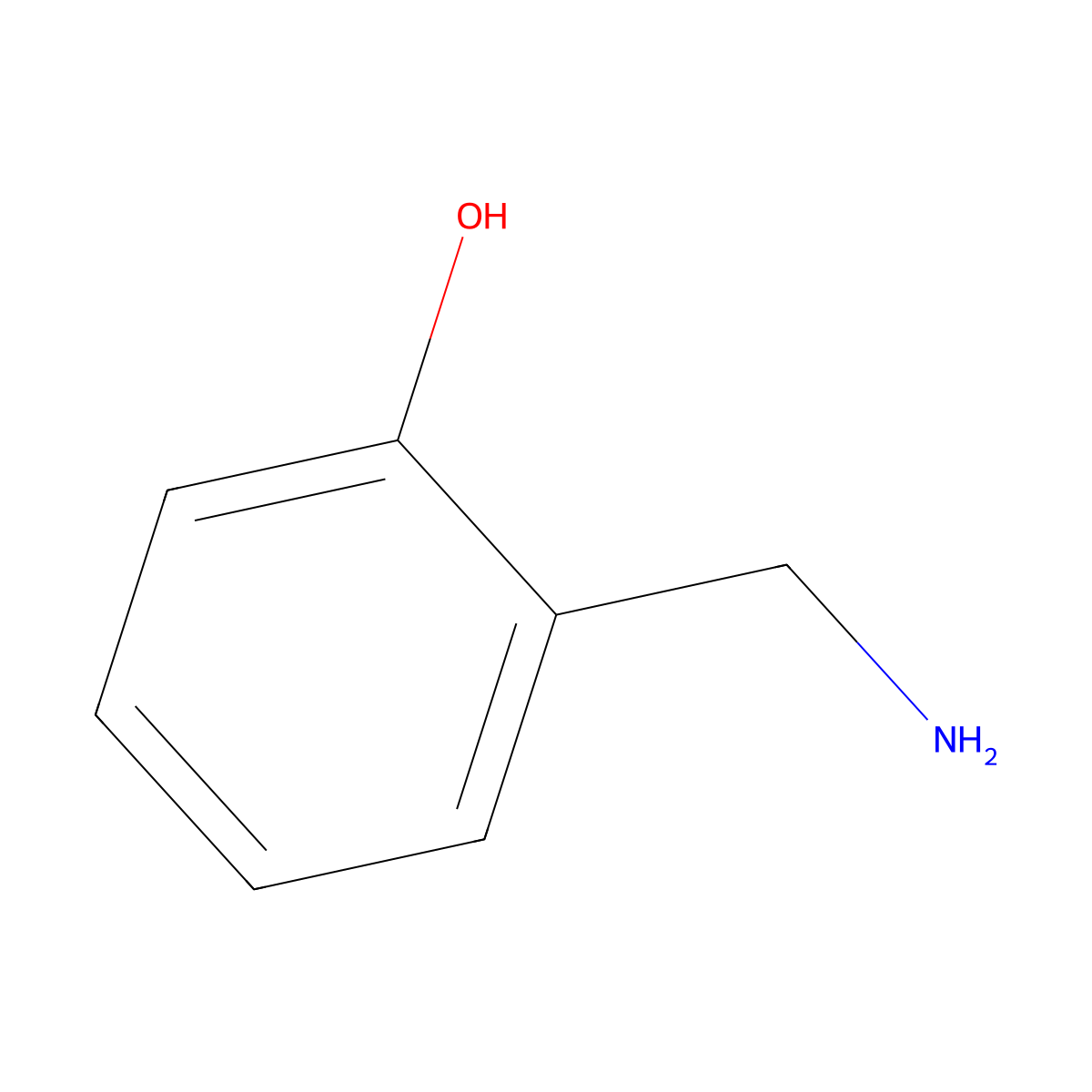 2-(Aminomethyl)phenol molecular structure, CAS 50312-64-6