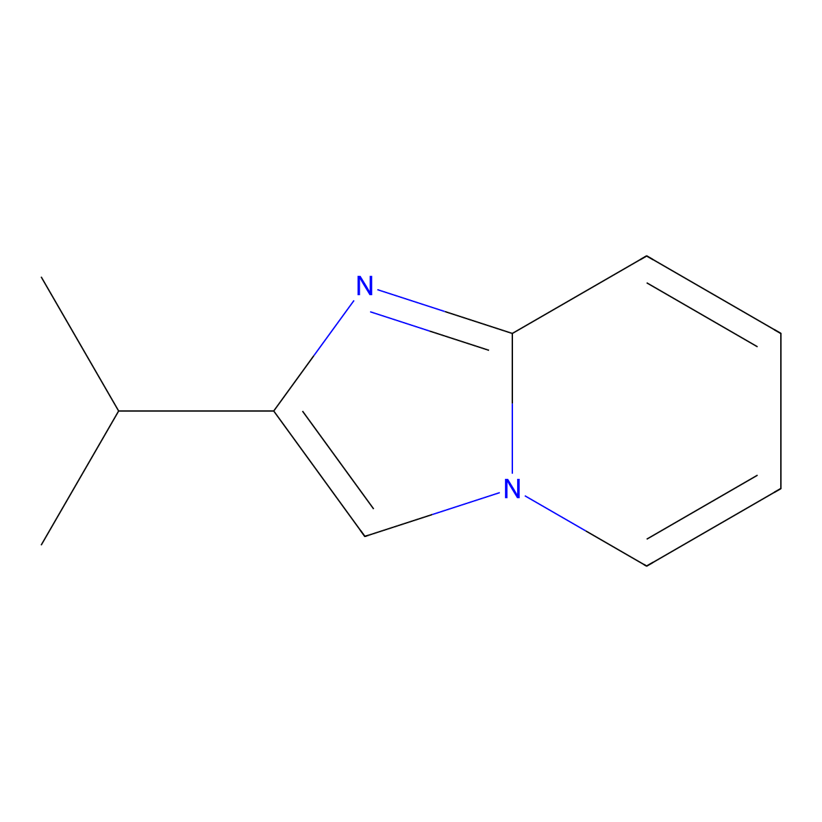 2-Isopropylimidazo[1,2-a]pyridine molecular structure, CAS 503172-48-3