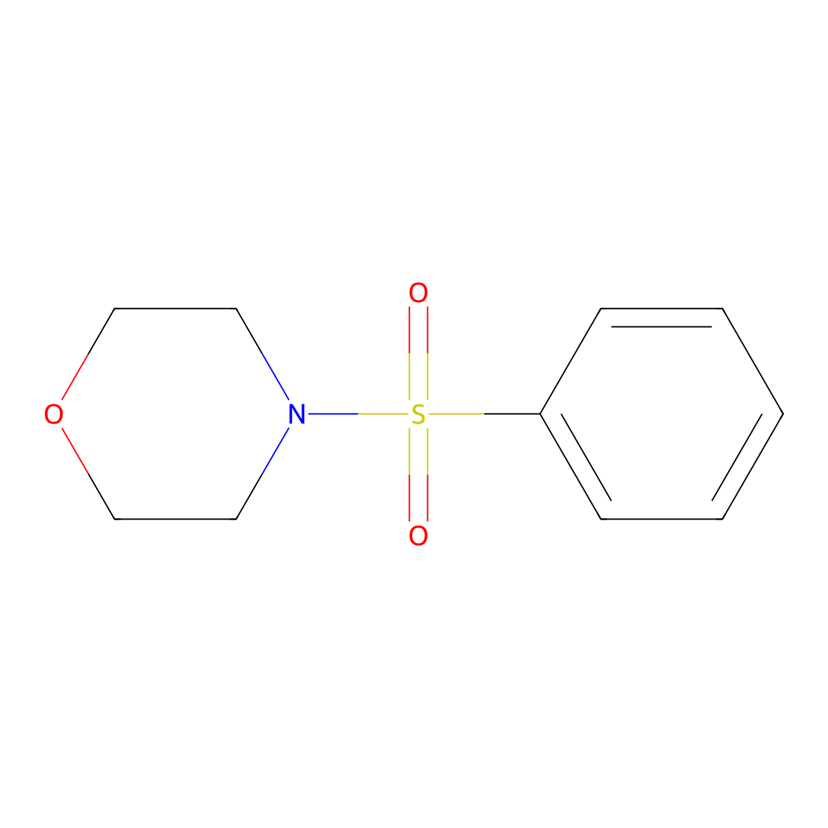 4-(Phenylsulfonyl)morpholine molecular structure, CAS 5033-21-6