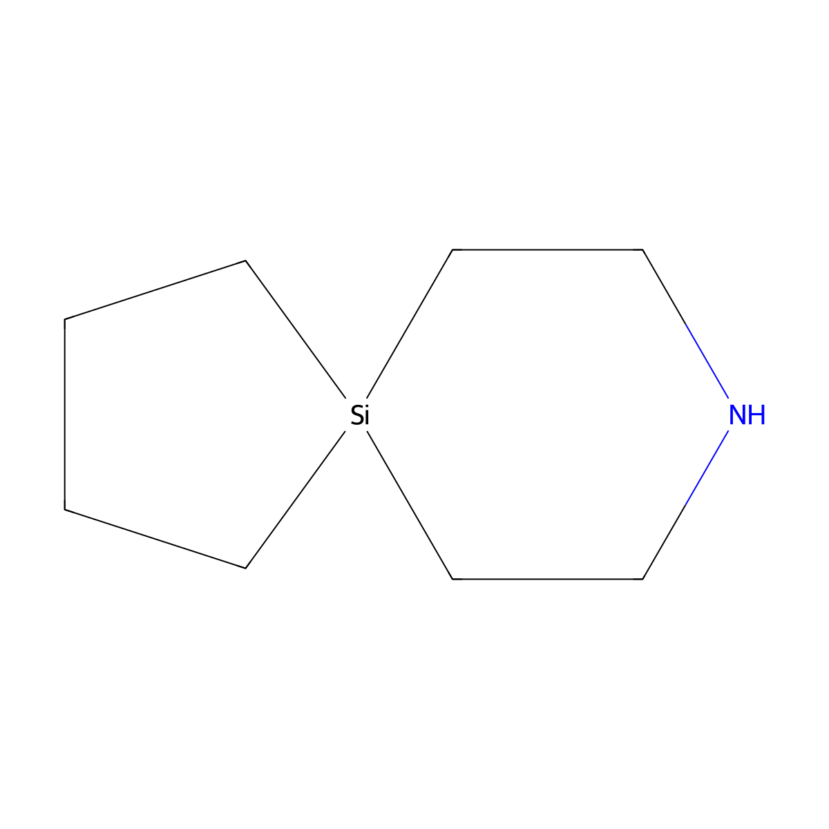 8-Aza-5-silaspiro[4.5]decane molecular structure, CAS 503304-49-2