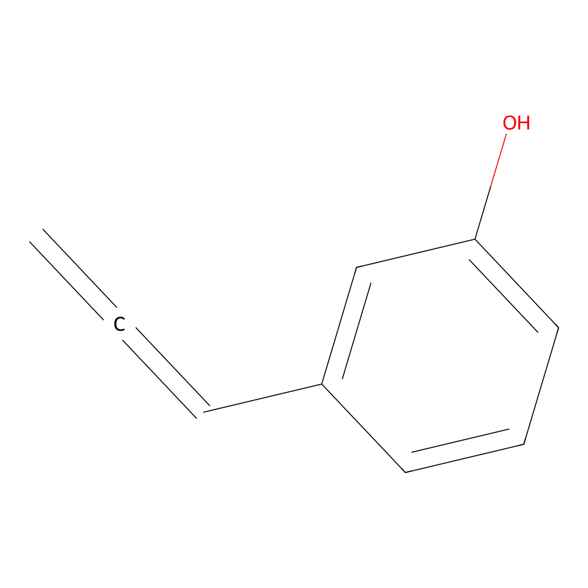 3-Propadienylphenol molecular structure, CAS 503315-34-2