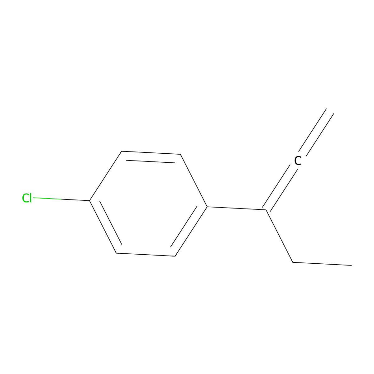 1-Chloro-4-(penta-1,2-dien-3-YL)benzene molecular structure, CAS 503315-36-4