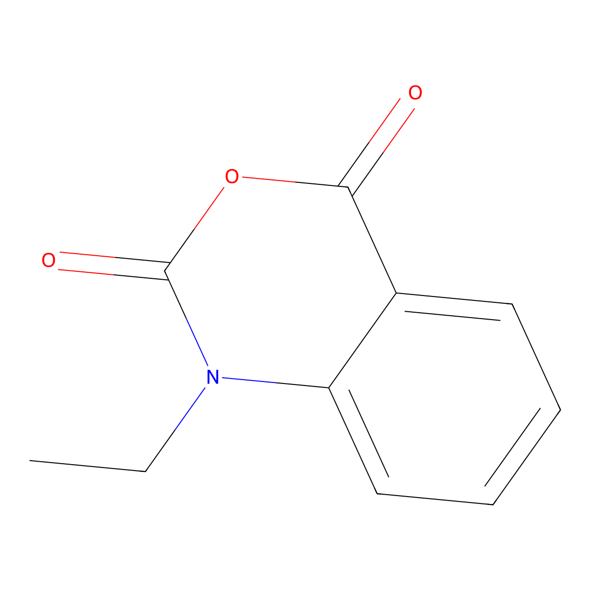 N-ethylisatoic anhydride molecular structure, CAS 50332-68-8