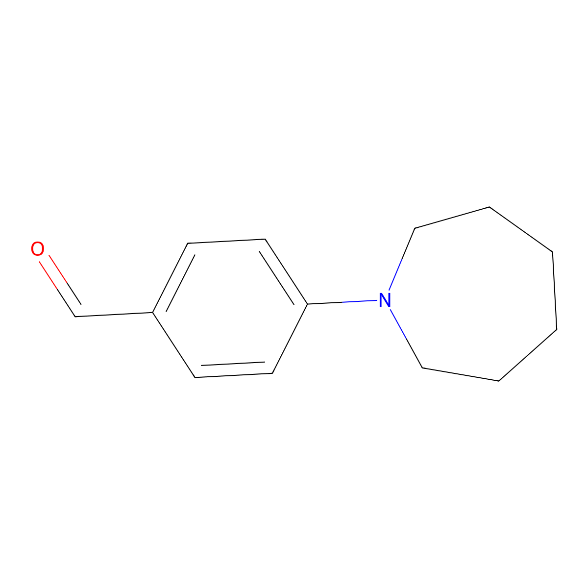 4-(Azepan-1-yl)benzaldehyde molecular structure, CAS 50333-45-4