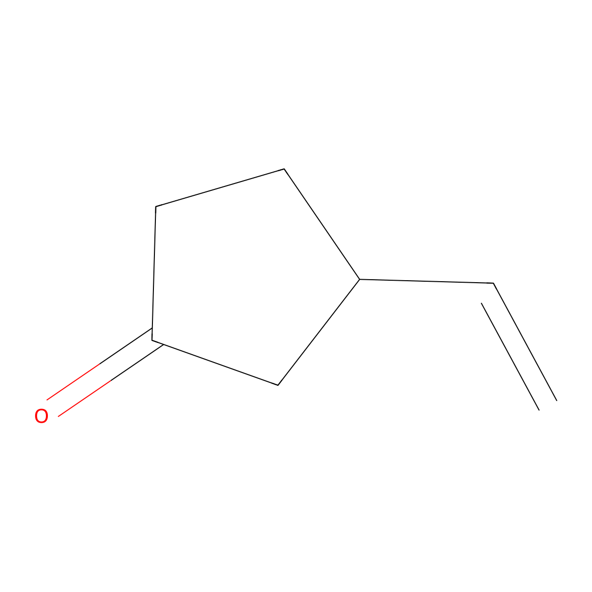 3-Ethenylcyclopentan-1-one molecular structure, CAS 50337-14-9