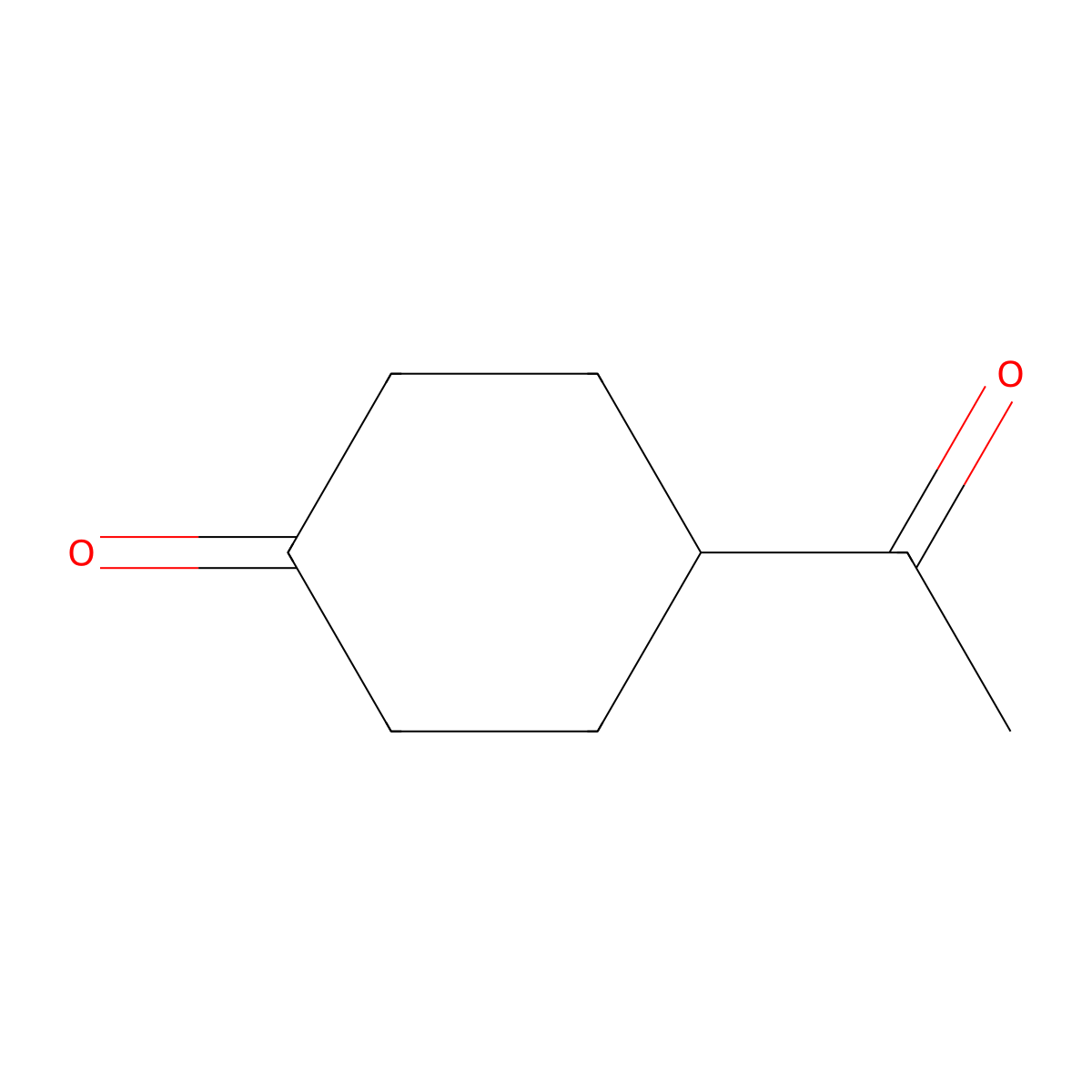 4-Acetylcyclohexanone molecular structure, CAS 5034-21-9