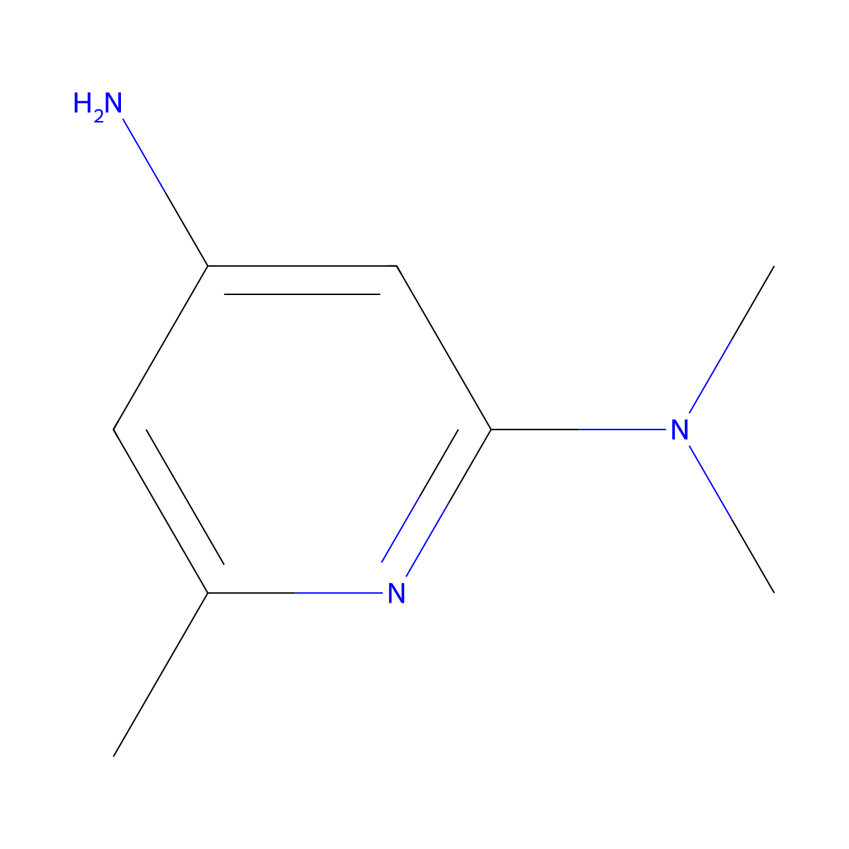 2-N,2-N,6-trimethylpyridine-2,4-diamine molecular structure, CAS 503428-19-1