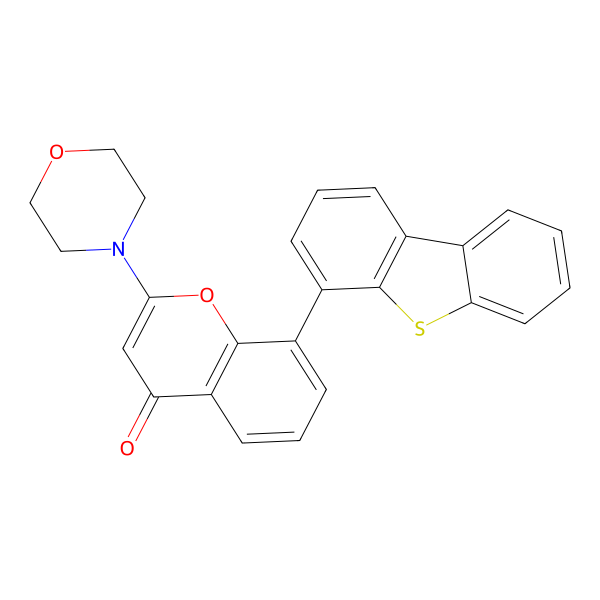 NU-7441 molecular structure, CAS 503468-95-9