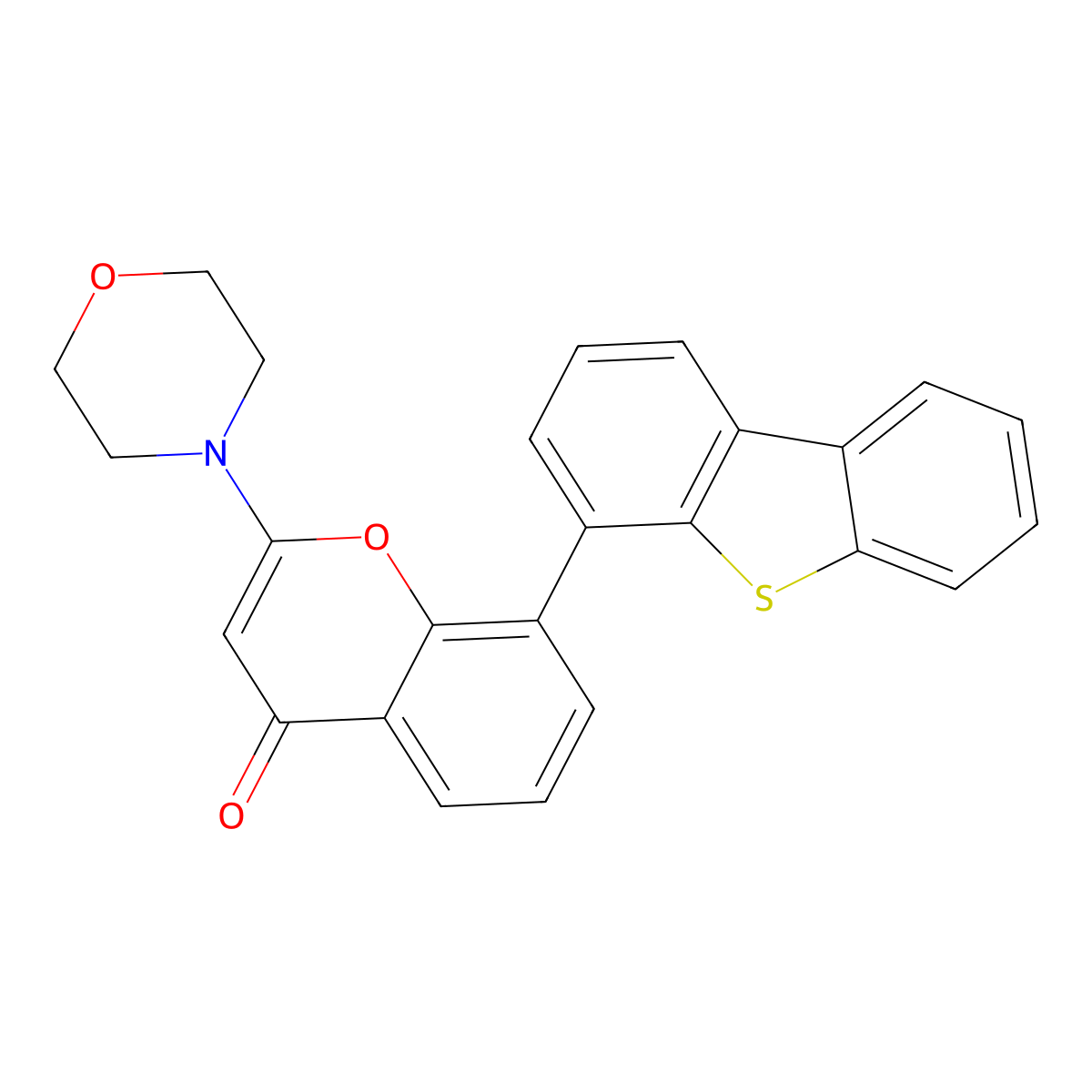 NU-7441 molecular structure, CAS 503468-95-9