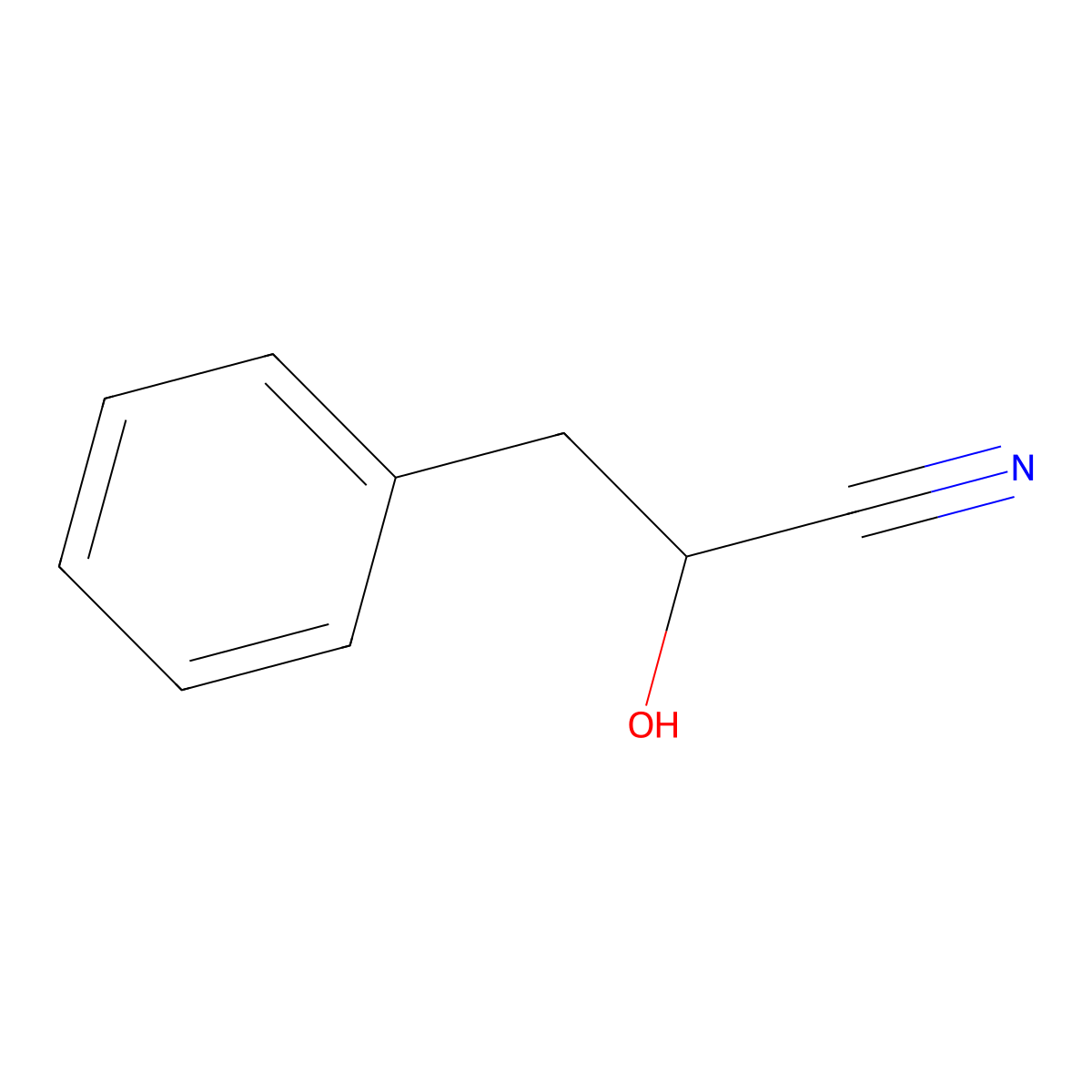 3-Phenyllactonitrile molecular structure, CAS 50353-47-4