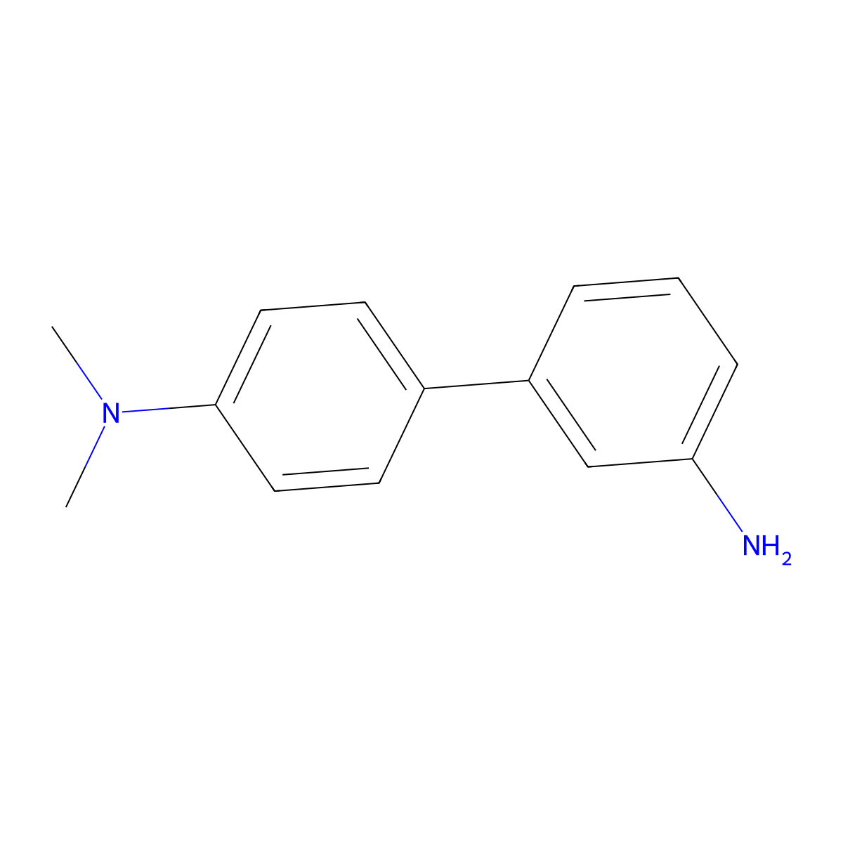 N4',N4'-Dimethyl-[1,1'-biphenyl]-3,4'-diamine molecular structure, CAS 503536-71-8