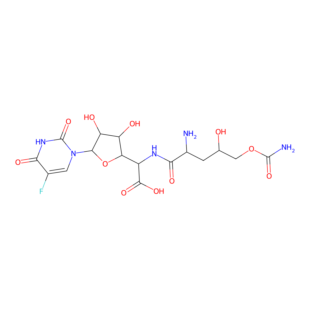 5-Fluoropolyoxin M molecular structure, CAS 50355-68-5