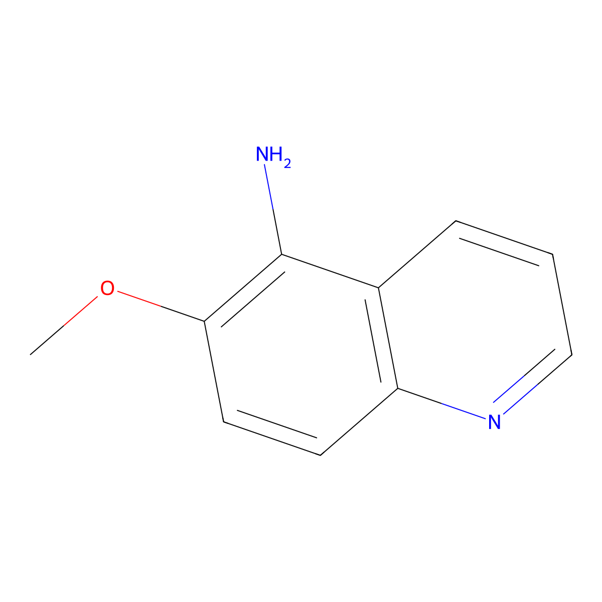 6-Methoxyquinolin-5-amine molecular structure, CAS 50358-38-8