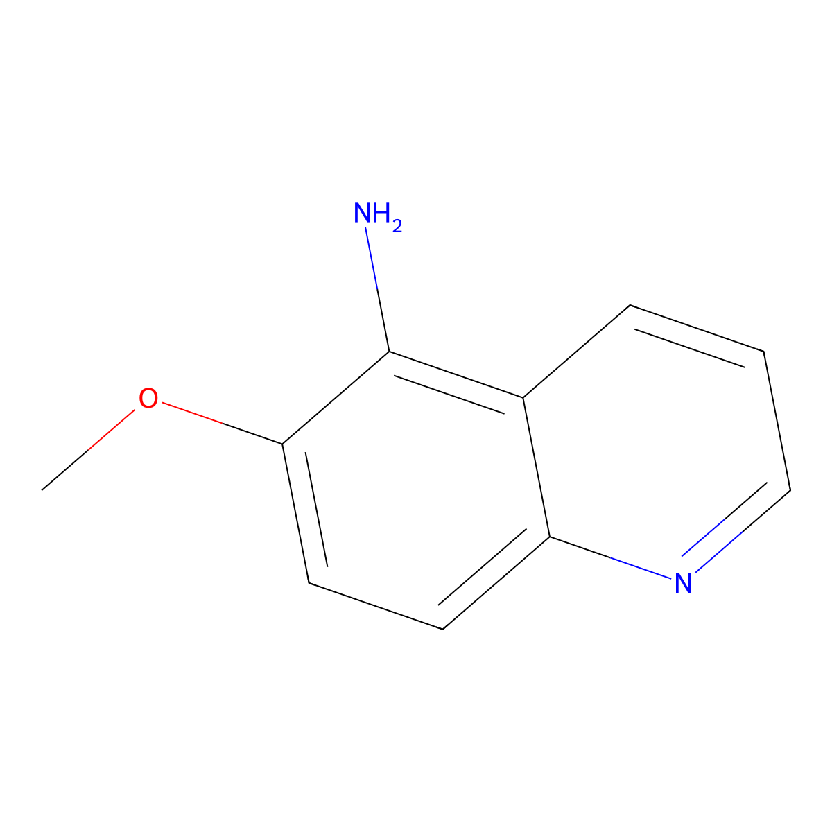 6-Methoxyquinolin-5-amine molecular structure, CAS 50358-38-8