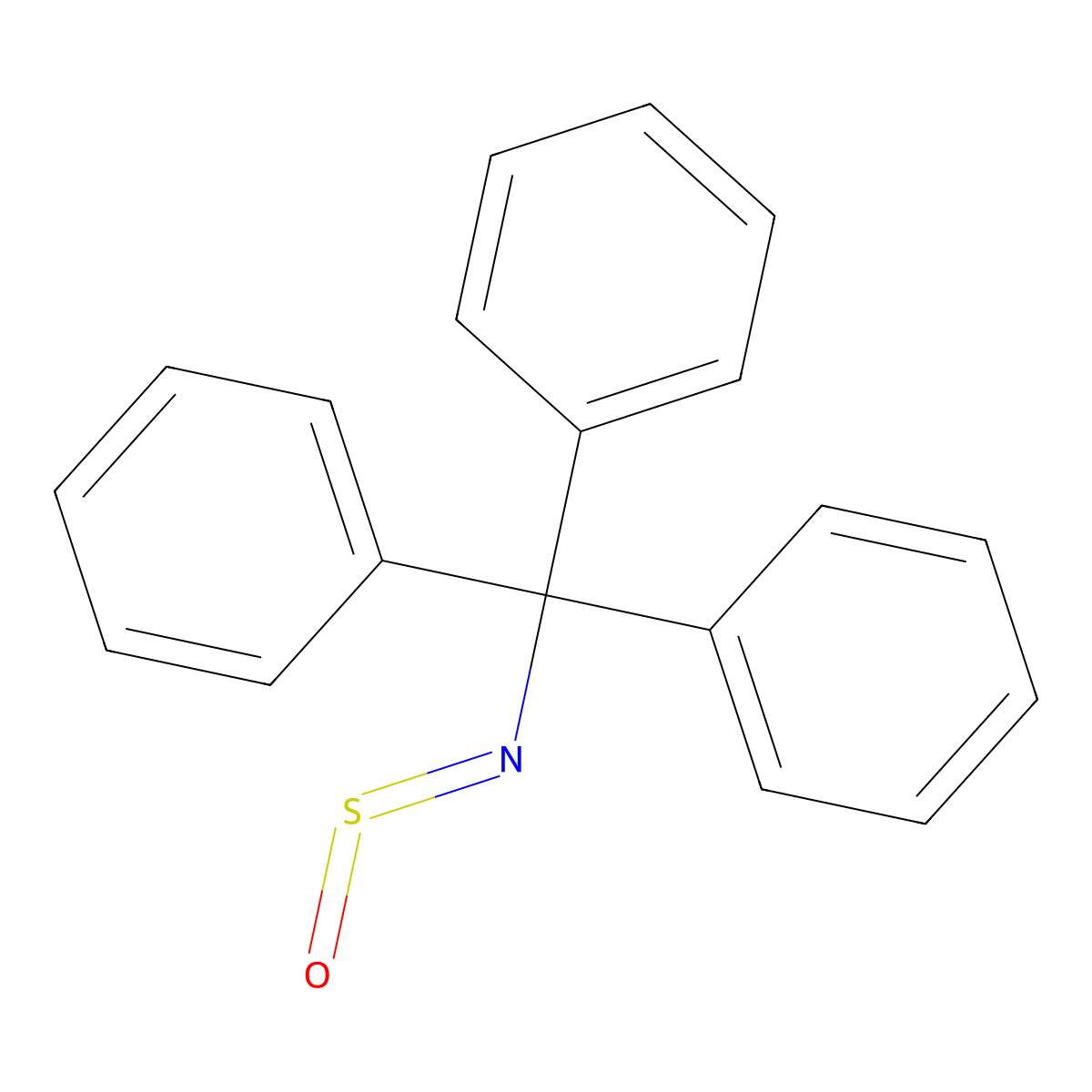 (Triphenylmethyl)thionyl Imide molecular structure, CAS 503596-47-2
