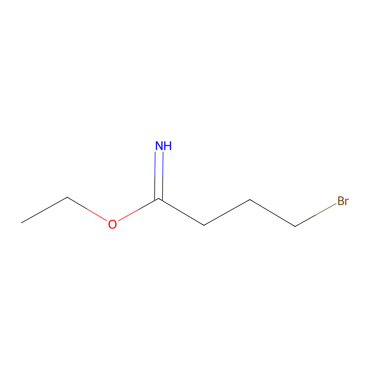 Ethyl 4-bromobutanimidate molecular structure, CAS 503617-44-5