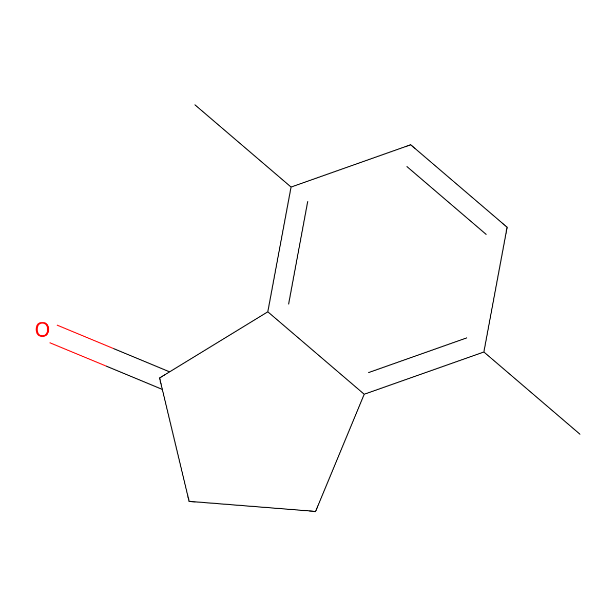 4,7-Dimethyl-1-indanone molecular structure, CAS 5037-60-5