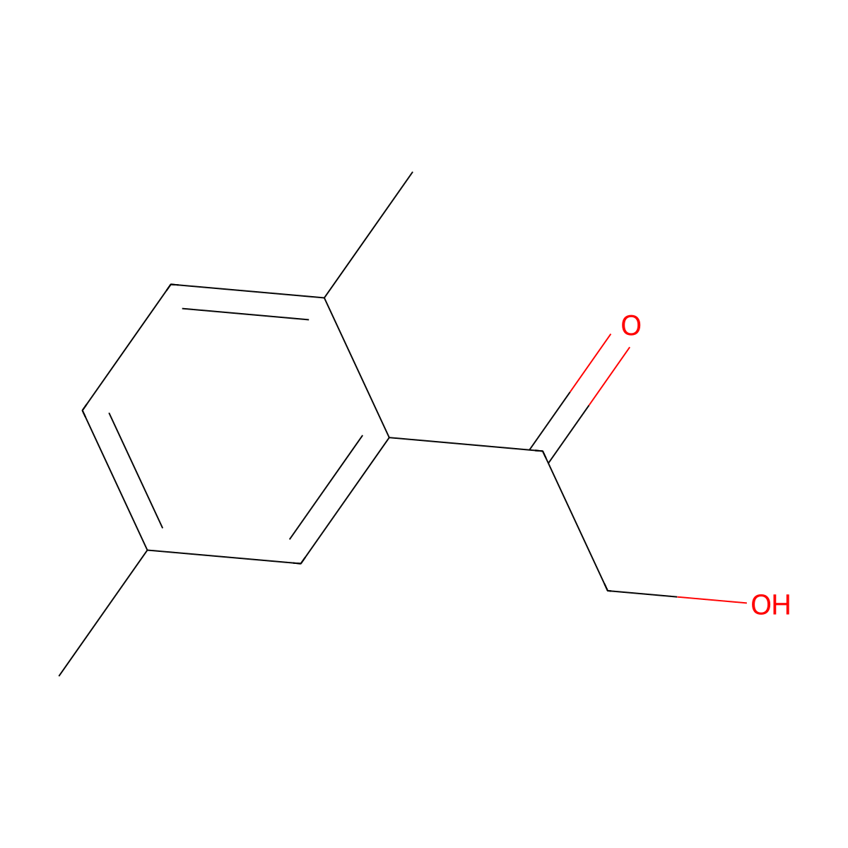 1-(2,5-Dimethylphenyl)-2-hydroxyethan-1-one molecular structure, CAS 503808-76-2