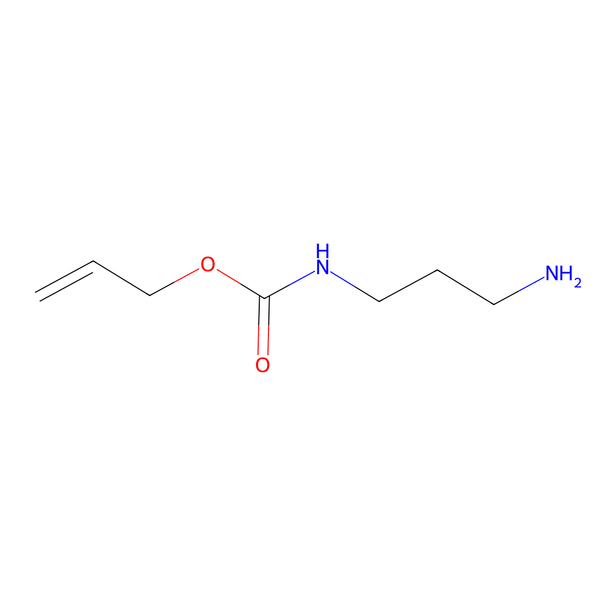 Allyl (3-aminopropyl)carbamate molecular structure, CAS 503817-47-8