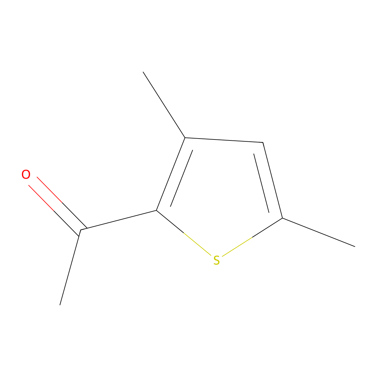 1-(3,5-Dimethyl-2-thienyl)ethan-1-one molecular structure, CAS 50382-14-4