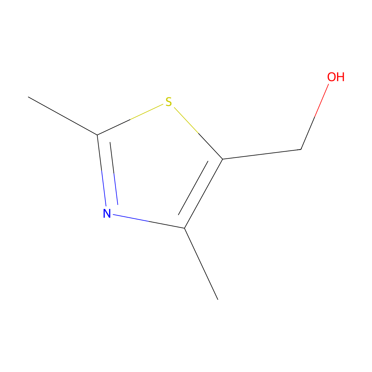 (Dimethyl-1,3-thiazol-5-yl)methanol molecular structure, CAS 50382-32-6