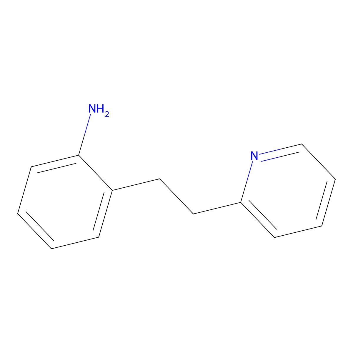 2-(2-Pyridin-2-ylethyl)aniline molecular structure, CAS 50385-28-9