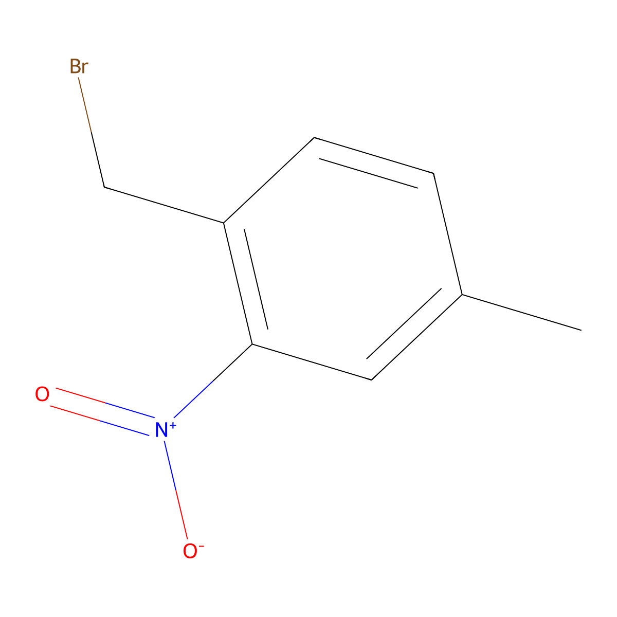 1-(Bromomethyl)-4-methyl-2-nitrobenzene molecular structure, CAS 503856-32-4