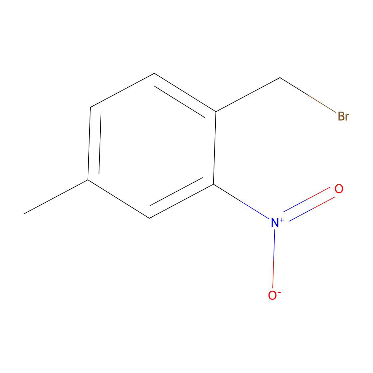 1-(Bromomethyl)-4-methyl-2-nitrobenzene molecular structure, CAS 503856-32-4