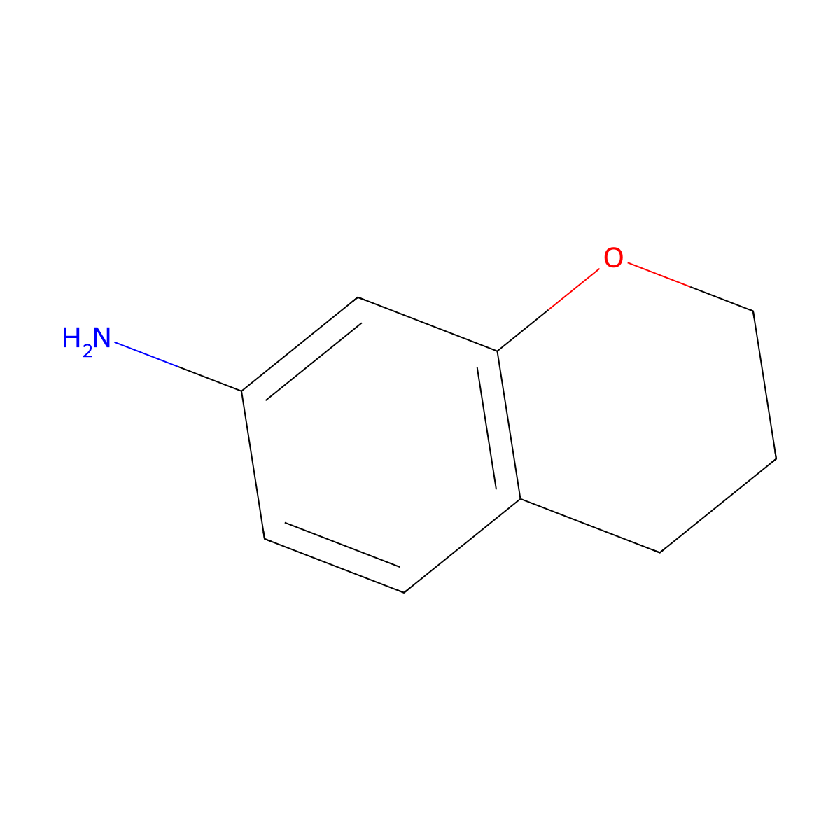 Chroman-7-amine molecular structure, CAS 50386-68-0