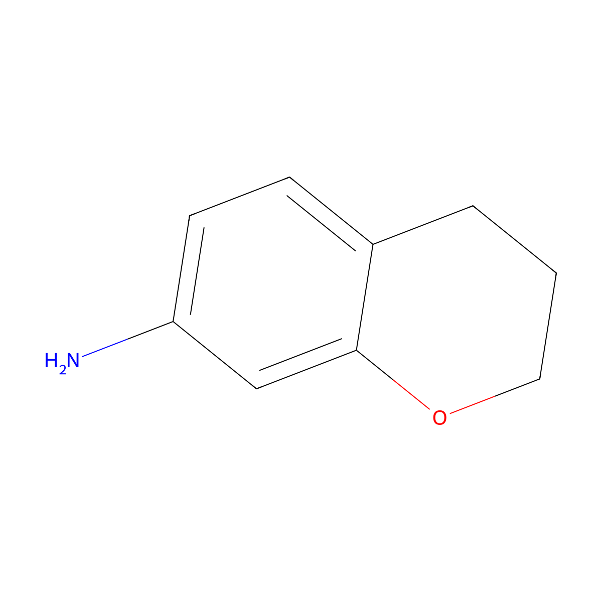 Chroman-7-amine molecular structure, CAS 50386-68-0