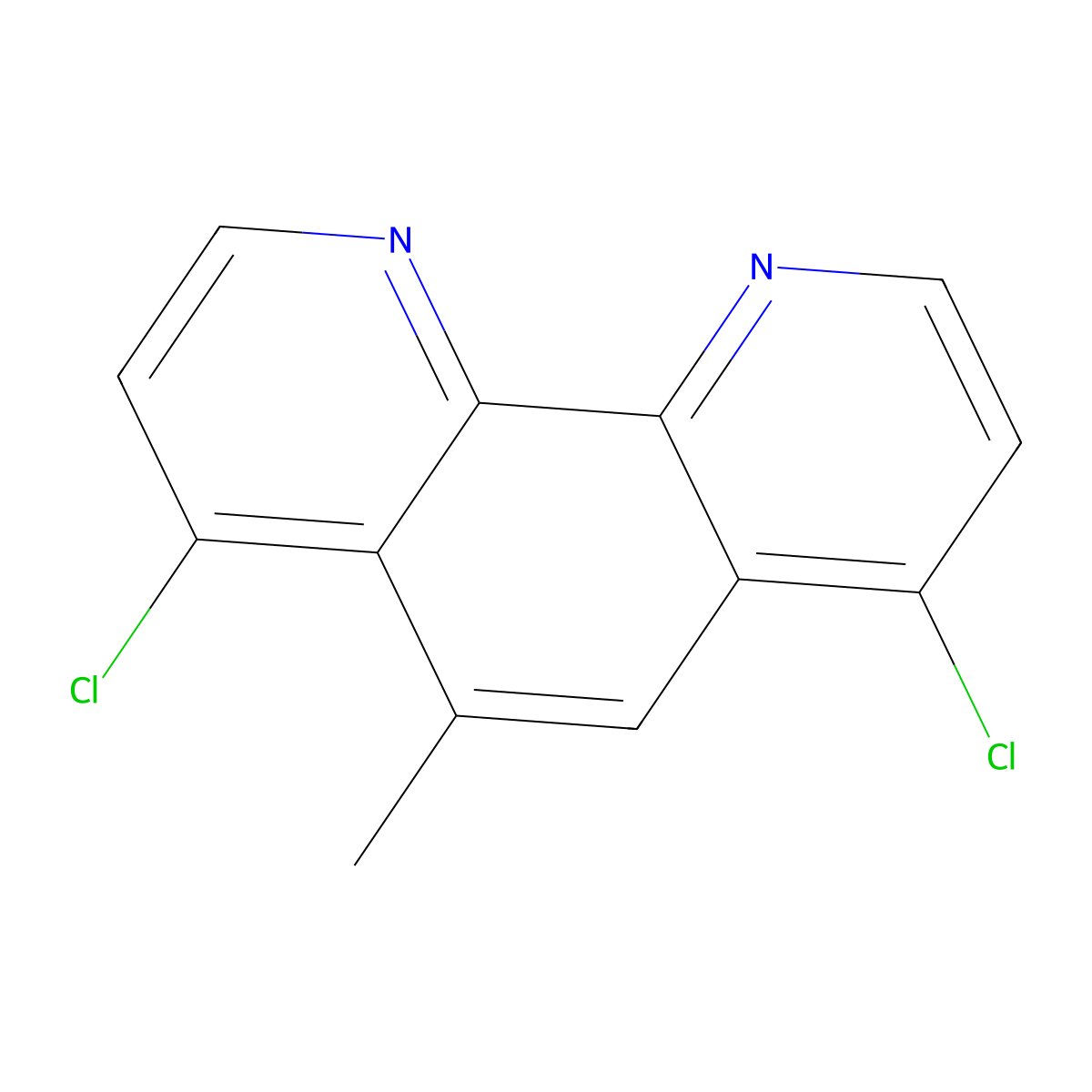 4,7-Dichloro-5-methyl-1,10-phenanthroline molecular structure, CAS 503864-02-6