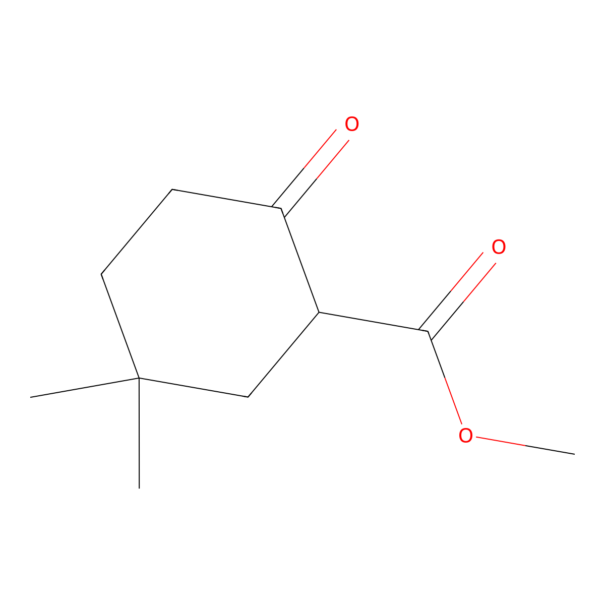 Methyl 5,5-dimethyl-2-oxocyclohexane-1-carboxylate molecular structure, CAS 50388-51-7