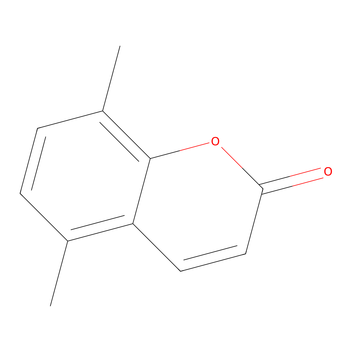 5,8-Dimethyl-2H-1-benzopyran-2-one molecular structure, CAS 50396-54-8