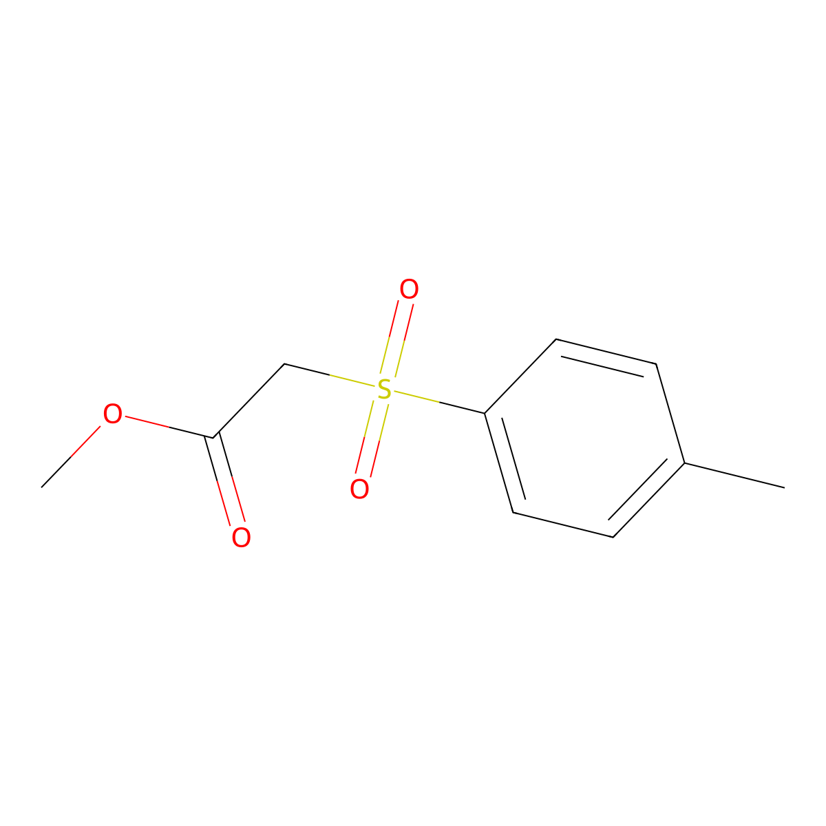 Methyl (4-methylbenzene-1-sulfonyl)acetate molecular structure, CAS 50397-64-3