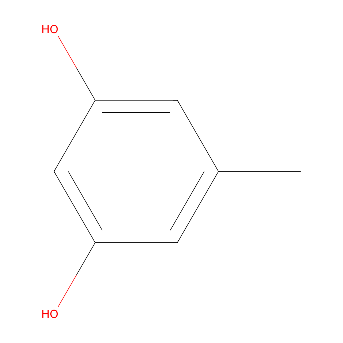 Orcinol molecular structure, CAS 504-15-4