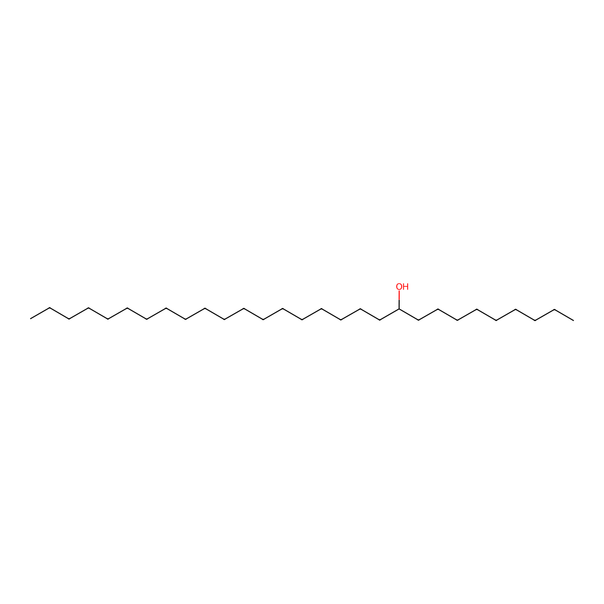 Nonacosan-10-ol molecular structure, CAS 504-55-2