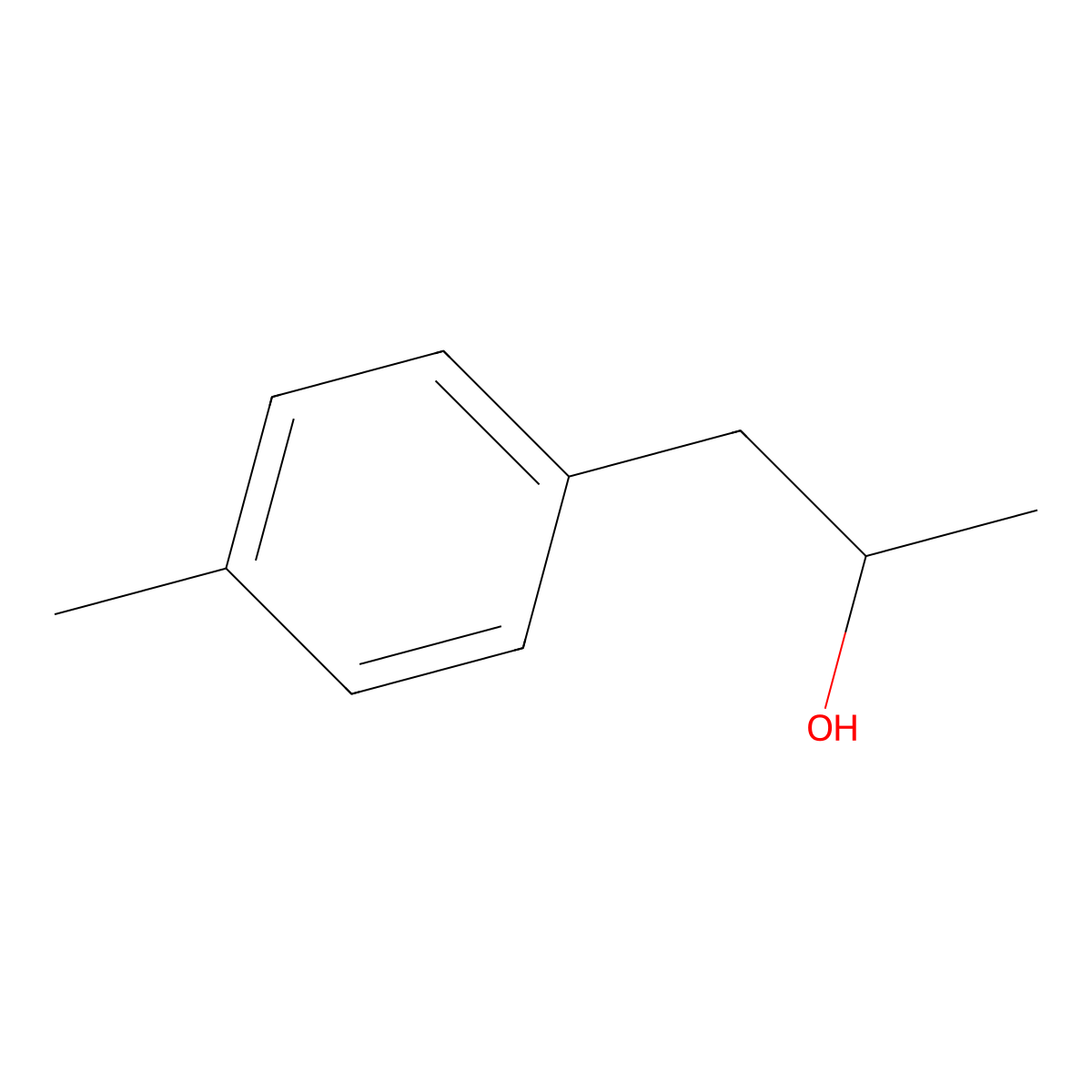 1-(4-Methylphenyl)-2-propanol molecular structure, CAS 5040-23-3