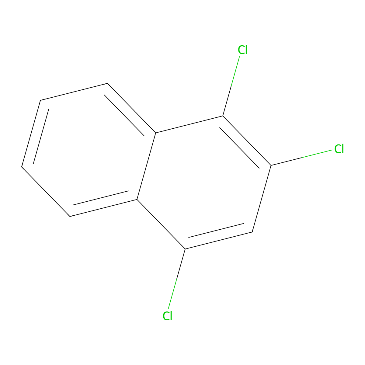 1,2,4-Trichloronaphthalene molecular structure, CAS 50402-51-2