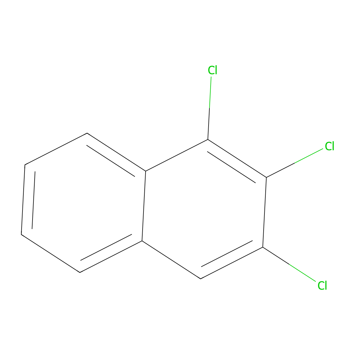 Trichloronaphthalene molecular structure, CAS 50402-52-3