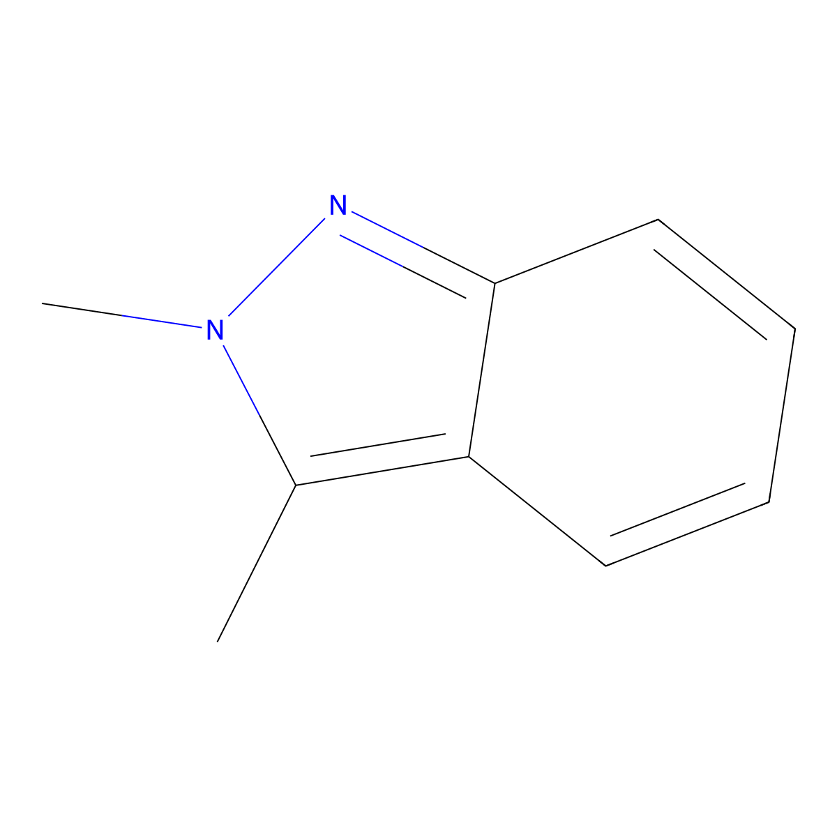 2H-Indazole, 2,3-dimethyl- molecular structure, CAS 50407-18-6