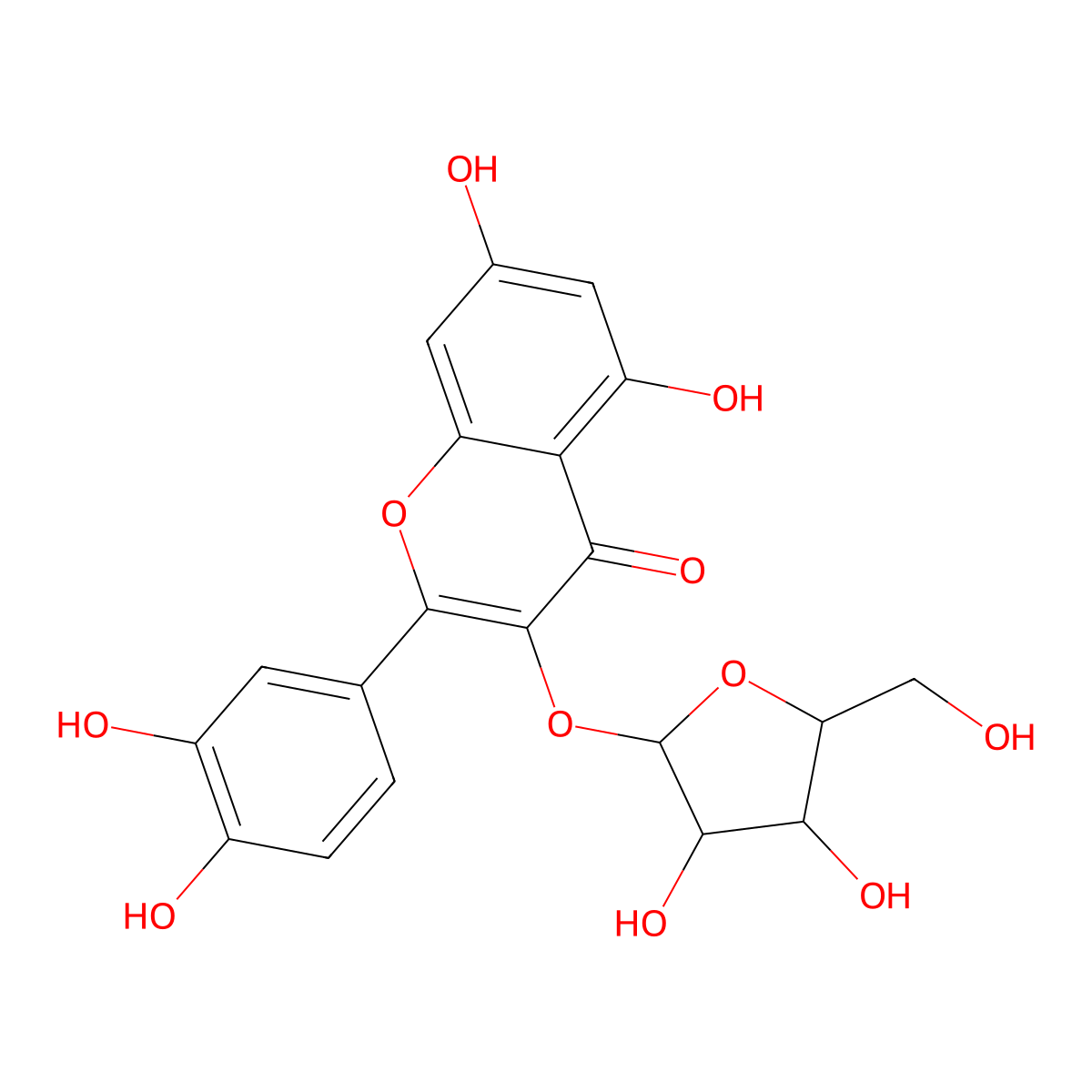 Avicularine molecular structure, CAS 5041-68-9